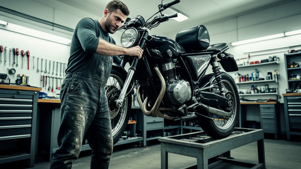 Béquille d'atelier moto : l'accessoire qui rend l'entretien de ta bécane bien plus simple et sûr
