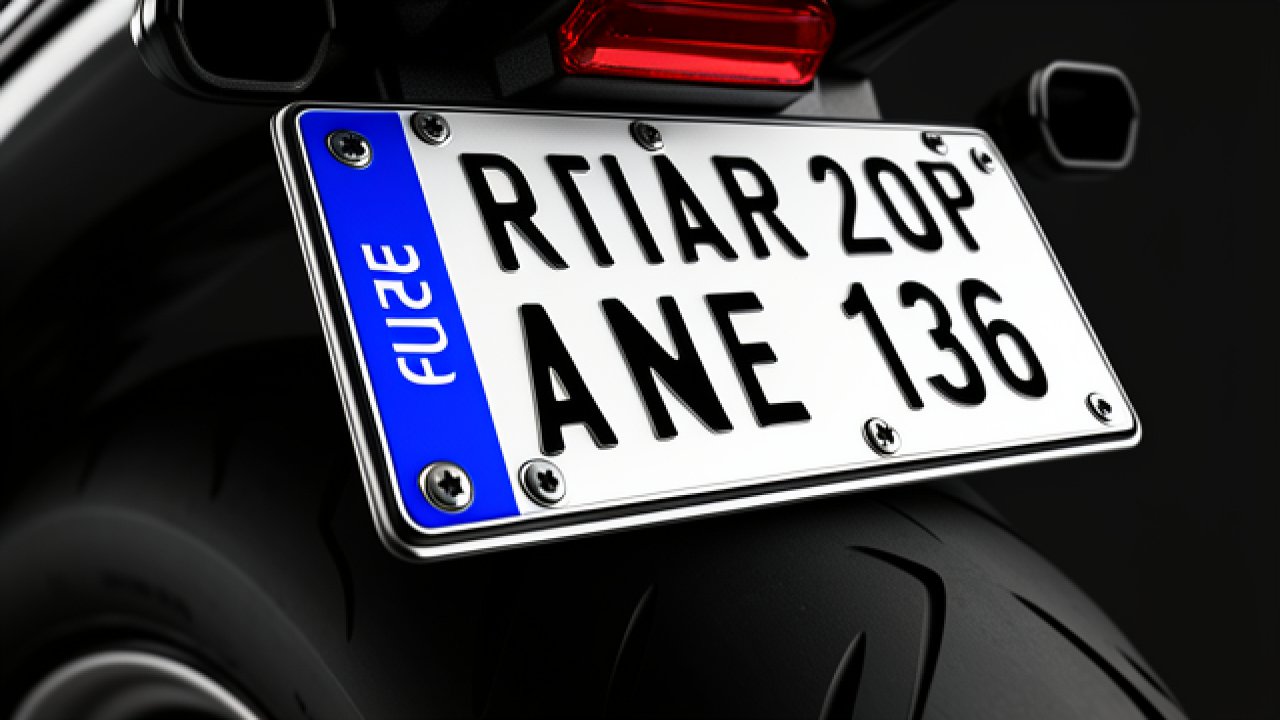 Plaque immatriculation moto : le format 210x130 et tout ce qu’il faut vraiment savoir pour ta bécane